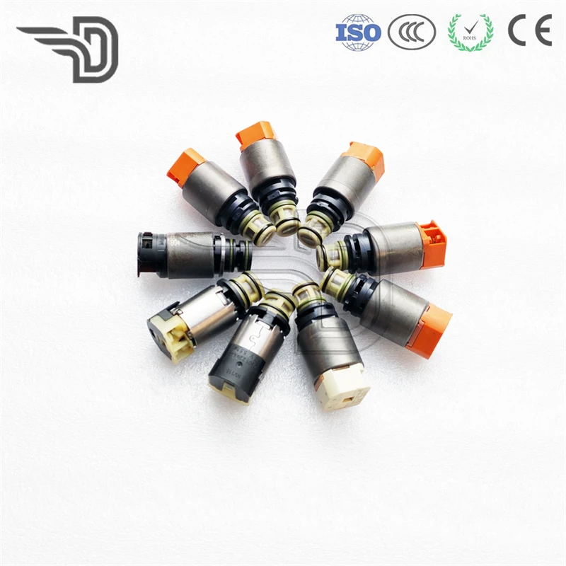 9HP48 948TE مجموعة الملف اللولبي لعلبة التروس الأوتوماتيكية (10 قطع) - لكرايسلر، أكورا، جيب، هوندا، لاندروفر، دودج