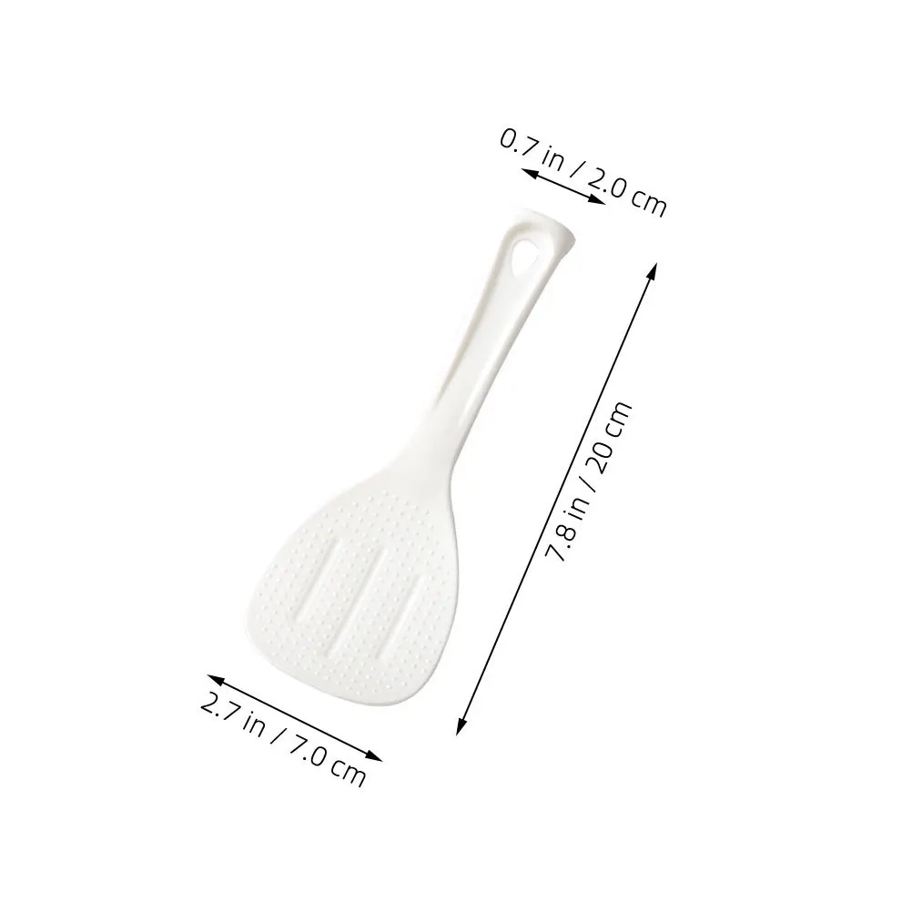وعاء طبخ الأرز الكهربائي ملعقة مقاومة للاهتراء قابلة لإعادة الاستخدام غير عصا المطبخ الأرز مجداف مريحة المنزلية مغرفة البلاستيك تخدم
