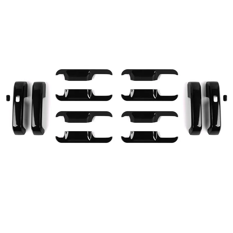 

Для Ford F150 2015-2020 Чехлы на дверные ручки + Защитные чехлы для дверных чаш Аксессуары для отделки - ABS-T47C