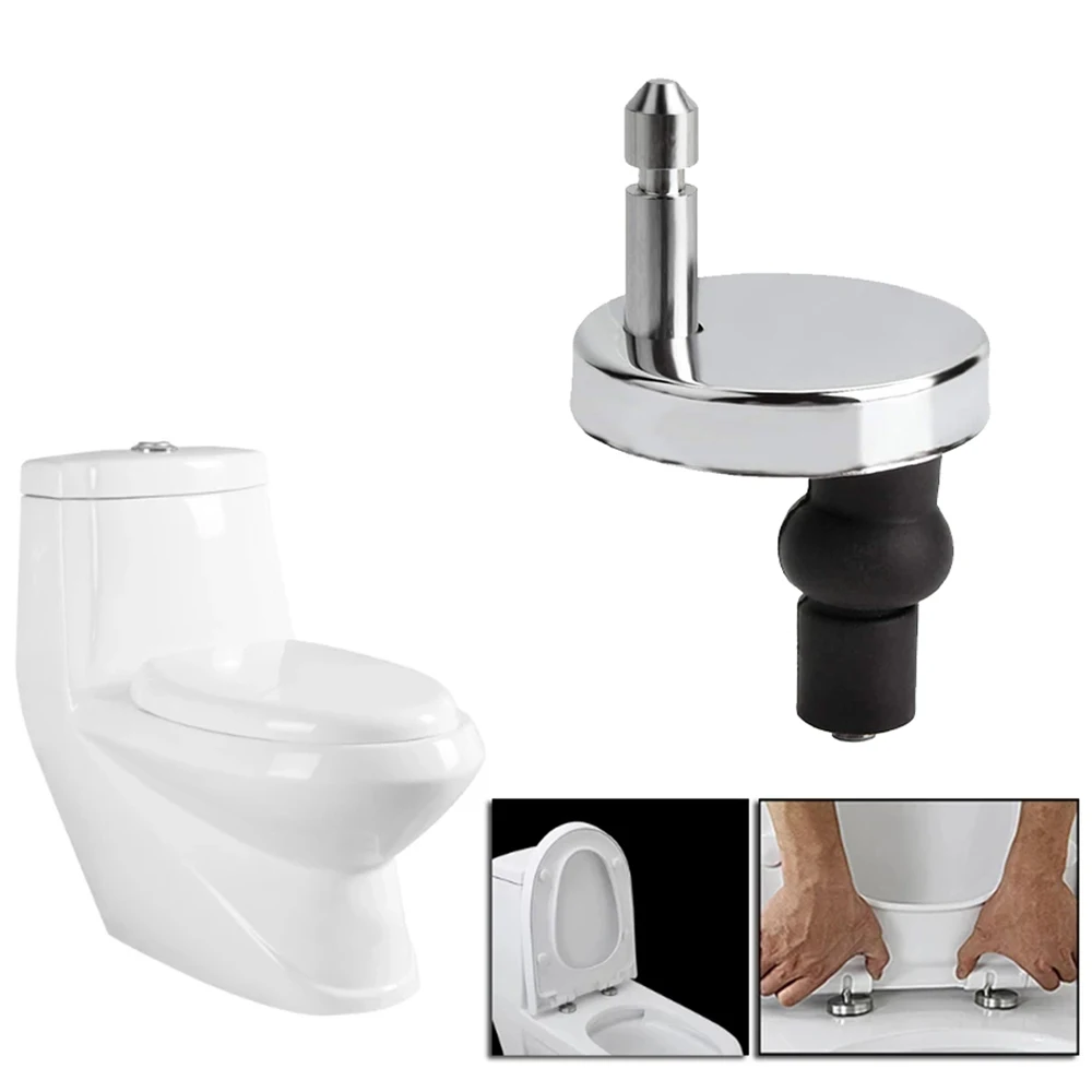 Universal Toilet Seat Hinge Fittings Quick Release Toilet Seat Fixings Cover Screw Stainless Steel Hinge