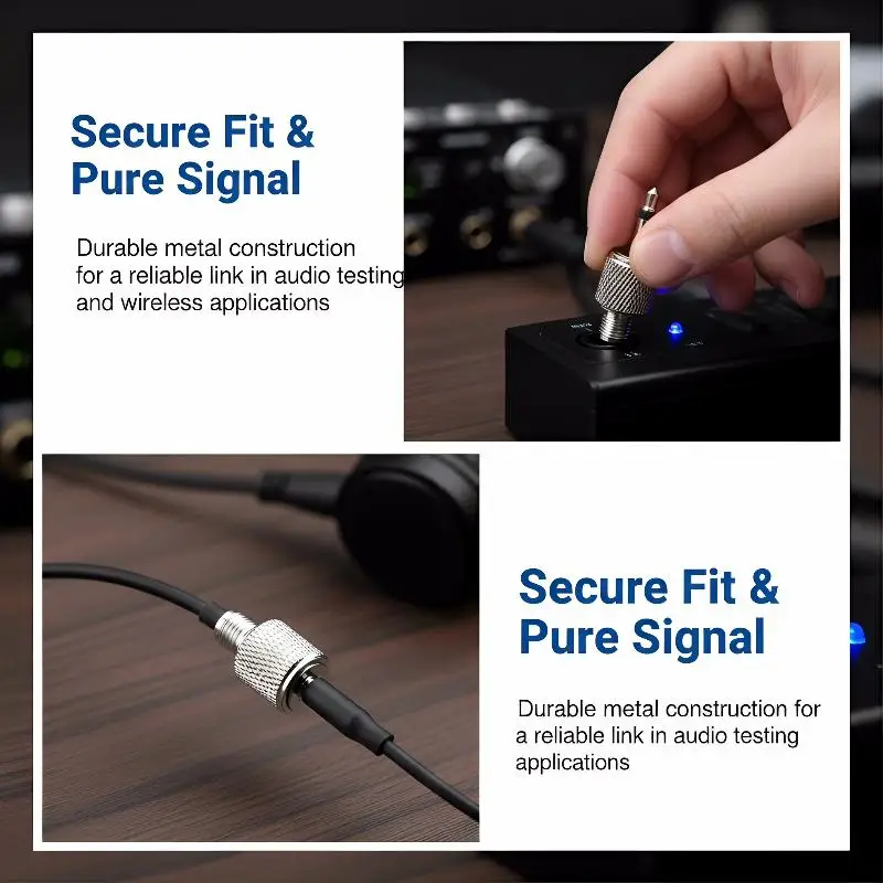 SMA Female to 3.5mm Mono Headphone Audio Adapter 1 3 5PCS for Radio Test High Compatibility Connector