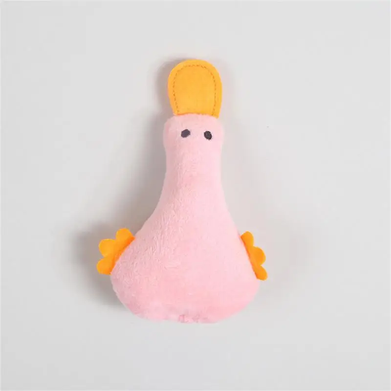 Pet Duck Toy With Catnip Multiple Colors Duck Household Products Cat Toy Smooth Plush Feel Comfortable 10g Catnip Pet Plush Toy