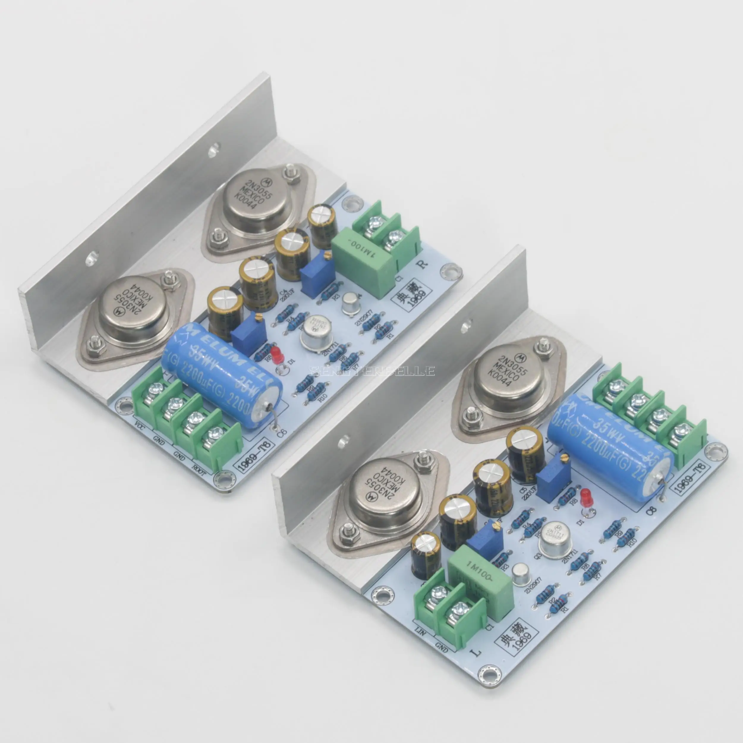 1 пара классических капюшонов 1969 года, плата усилителя мощности Hi-Fi стерео класса A, домашнее аудио, 2 канала