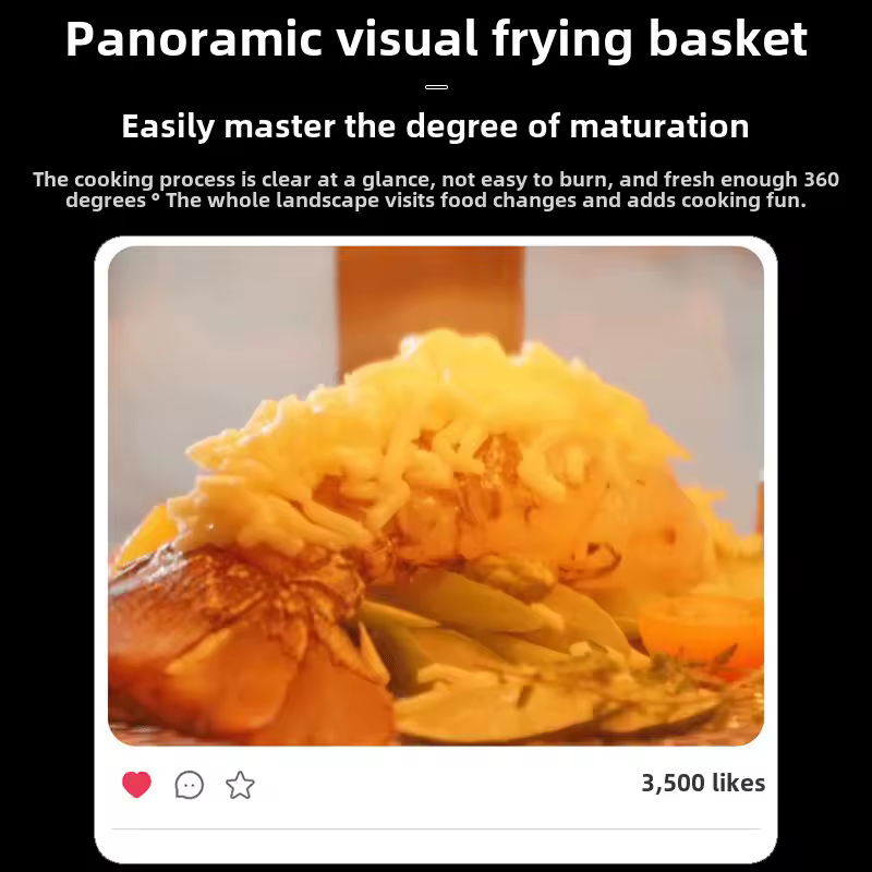 air fryer household steaming and baking integrated uncoated glass inner Review Summary: Is It Worth Considering?