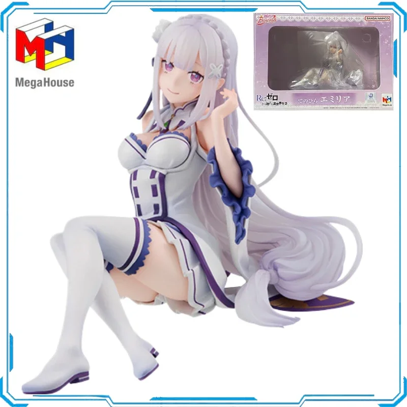 Figurine d'action Mega House Melty Princess Déterminer Emilia, Modèle de jouet cancers, Collector Hobby Anime, Authentique, Cadeau en stock, Original