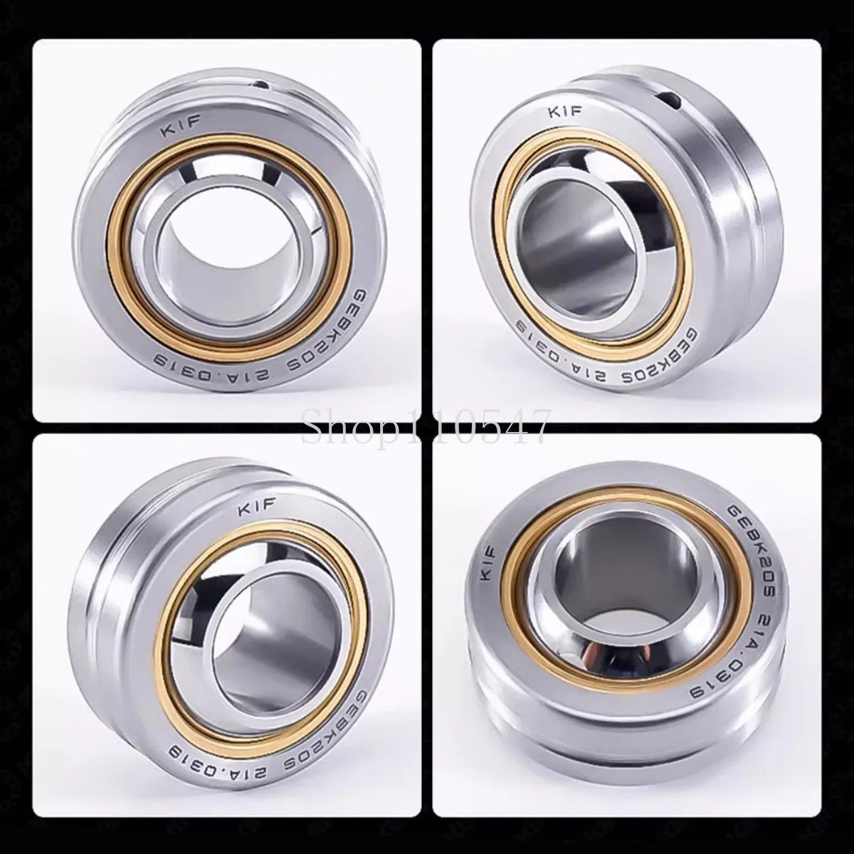 Self-Lubrication Radial Spherical Plain Bearings GEBK5S GEBK6 GEBK8S GEBK10S GEBK12S GEBK16S GEBK25S GEBK30S Fisheye Bearing