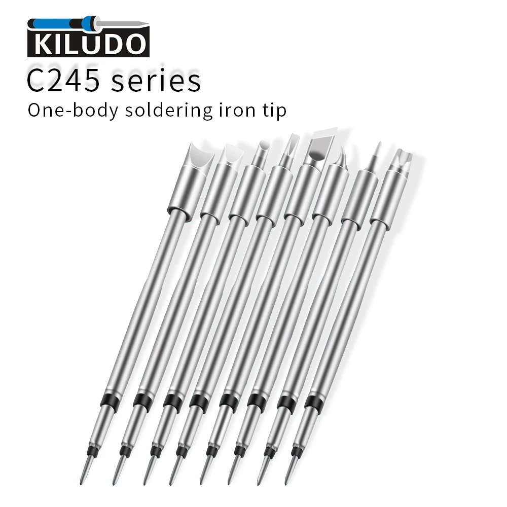 KILUDO-Cabezal de soldadura c245, compatible con soldador 245, 903, 933, 029, SK 939, 962, 931, 785, 749, 789