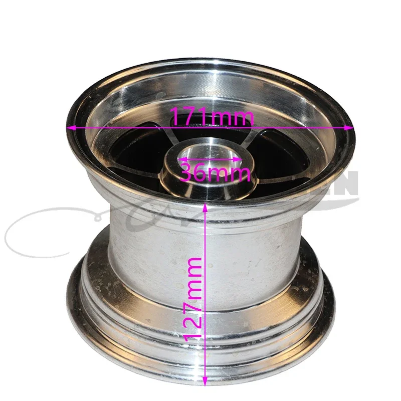 6-inch bearing aluminum alloy wheels are used for delta-wing small aircraft, trailers and accessories modification