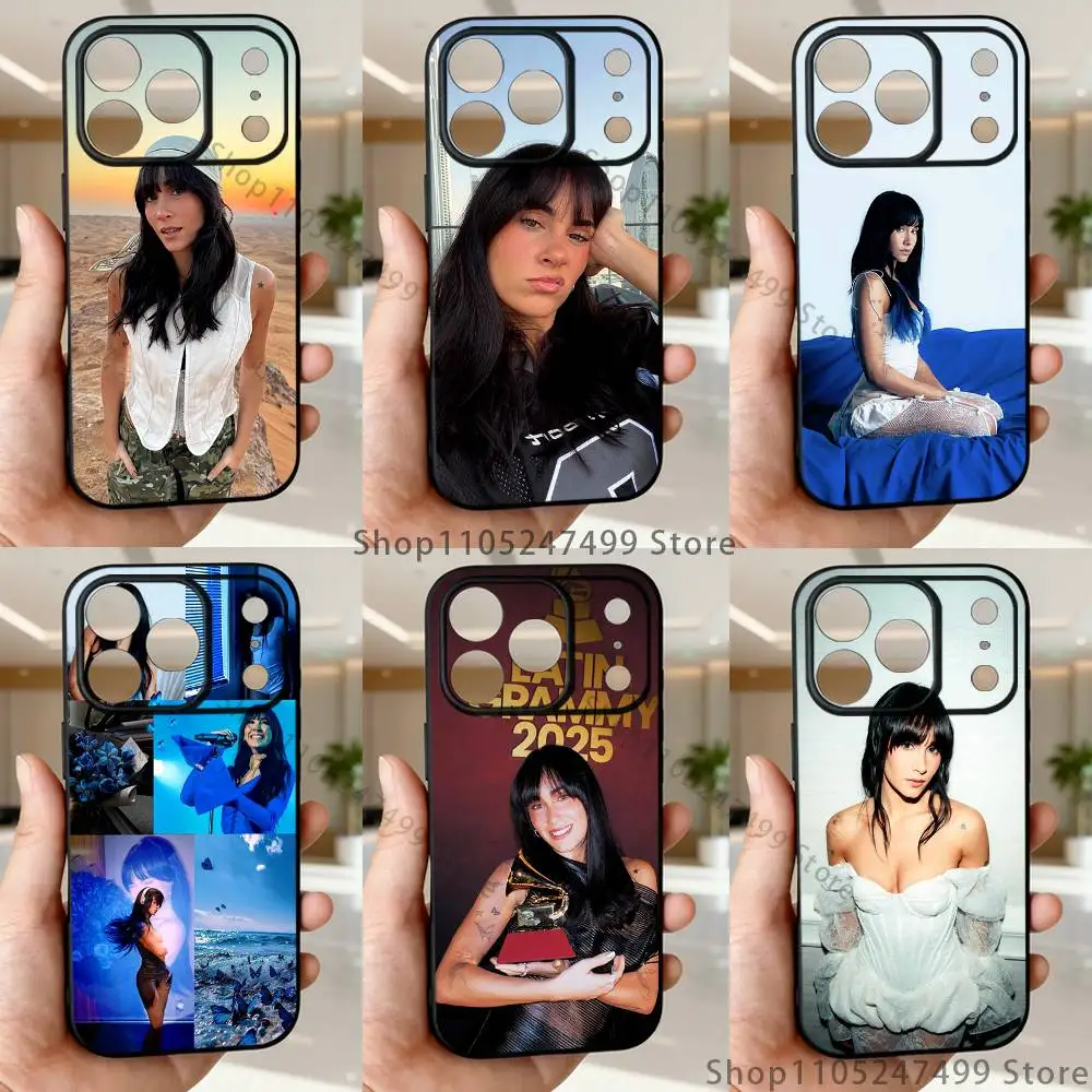 

Singer A-Aitana Phone Case For iPhone 17,16,15,14,13,12,Pro,Max,Plus,E,SE4,Air,Mini Black Soft Box