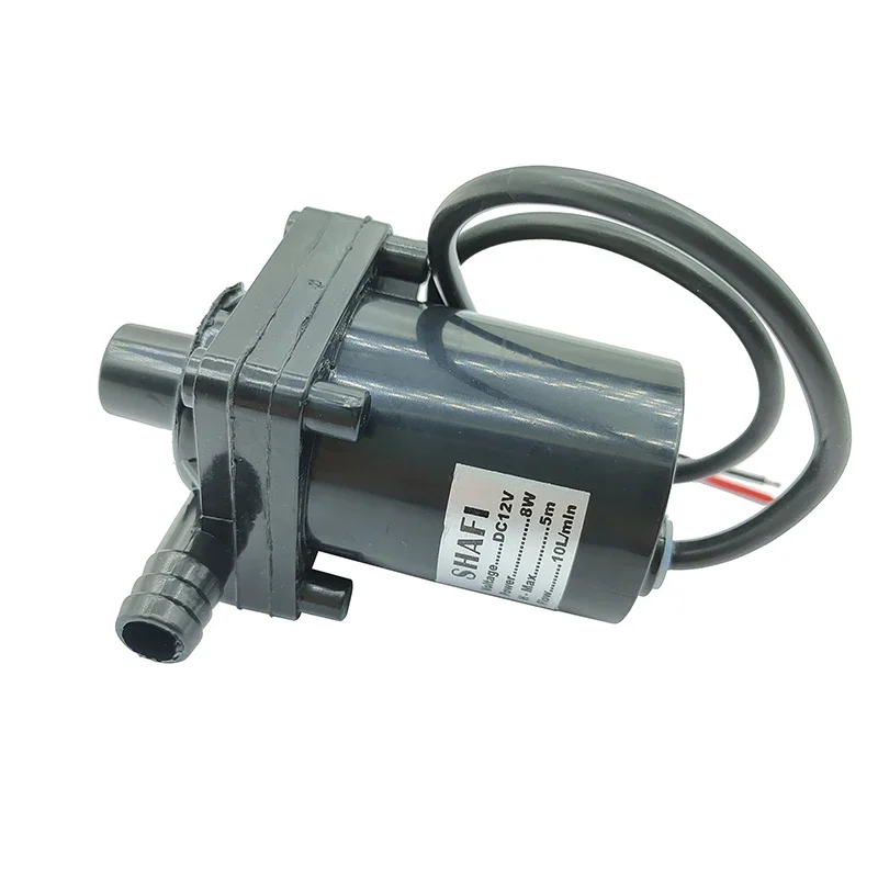 Micro Mini bomba de água auto escorvante, grande fluxo, sucção submersível, DC 9V-12V, 8W, 10L por m