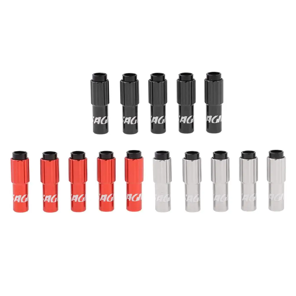 Bike Shift Cable Adjuster Set Aluminum Alloy Fine Tuning Gear Cable Connector for Road MTB Bicycles