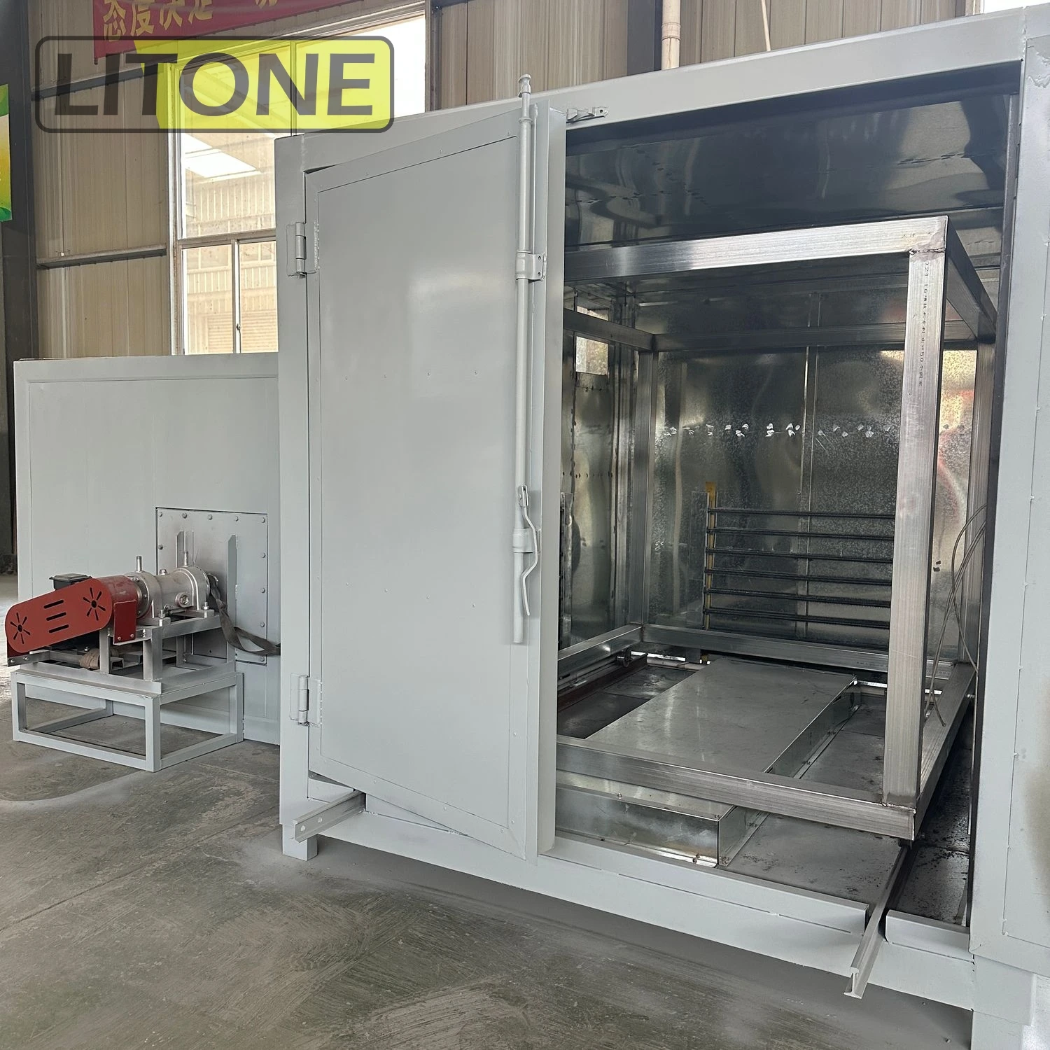 High Temperature Rock Wool Curing Powder Coating Spray Paint Drying Booth Bake Oven