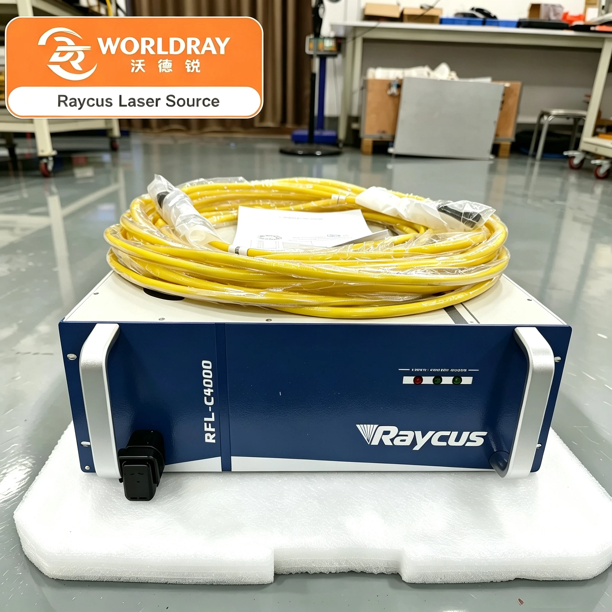 4000W Raycus Fiber Laser Source RFL-C4000S Cutting Version for Metal Laser Cutting Aluminum Carbon Steel Stainless Steel