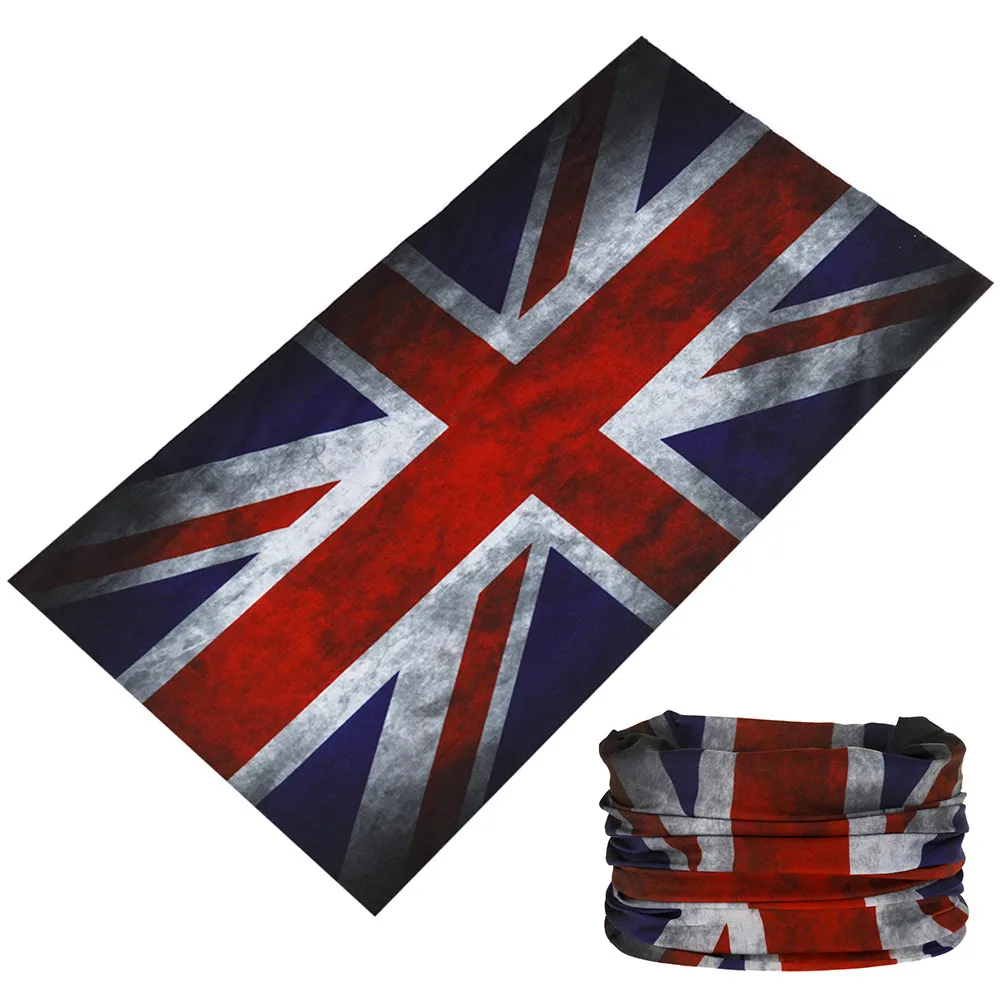 14 Stijlen Vintage Vlag Ontwerp Cycling Bandana Multi-Use Unisex Outdoor Sport Gezichtsmasker Tube Bivakmuts Sjaal