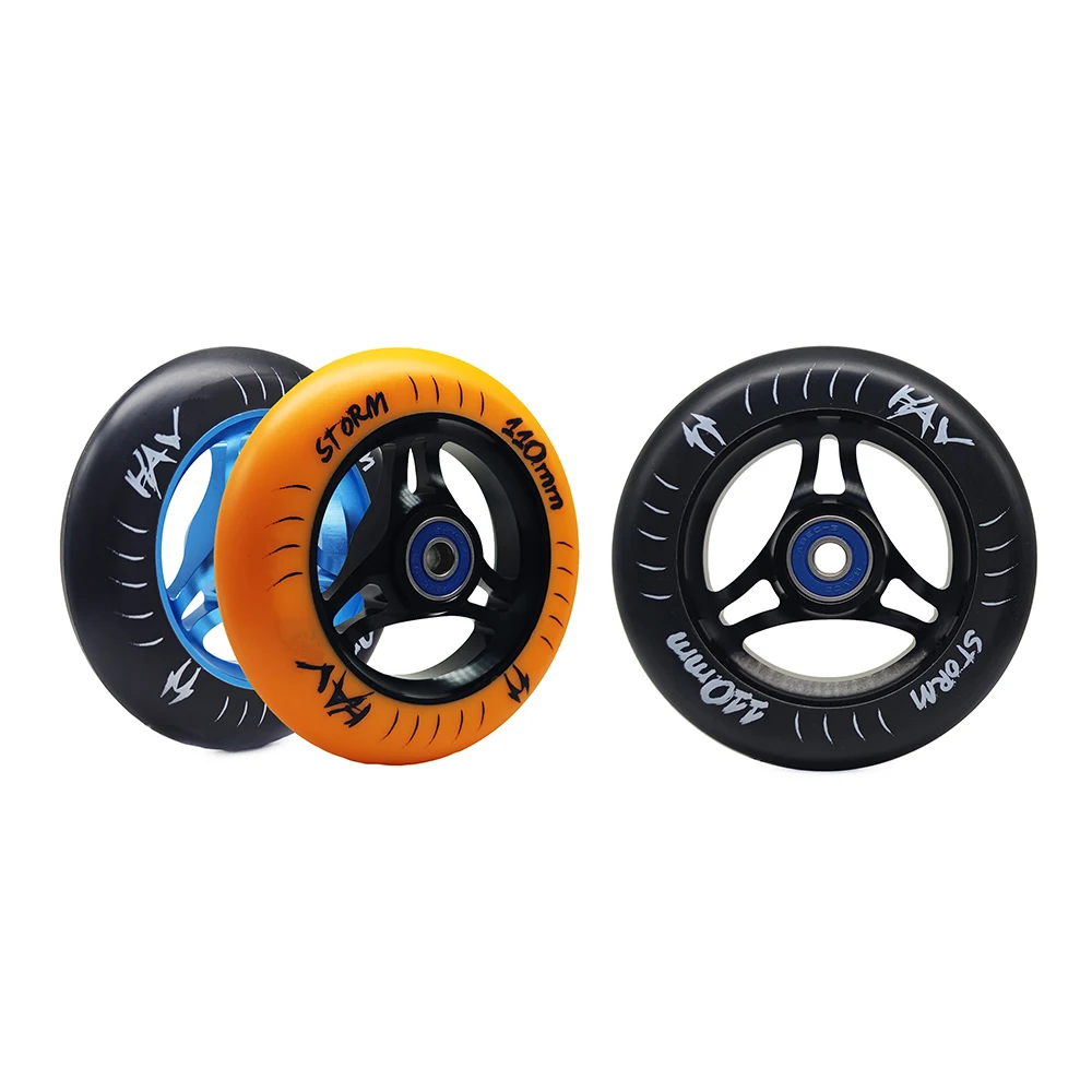 【110mm】 【88A】【2 pieces/set】 branded wheel High precision aluminium alloy Hub inline scooter wheel heavy speed roller with ABEC-9