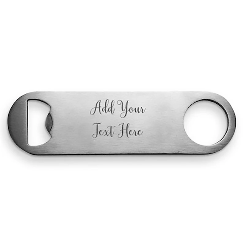 

2024 New Design OEM Custom Membership Gift Stainless Steel Beer Bottle Opener Laser Cut Laser Engraved LogoTags Custom Promotion