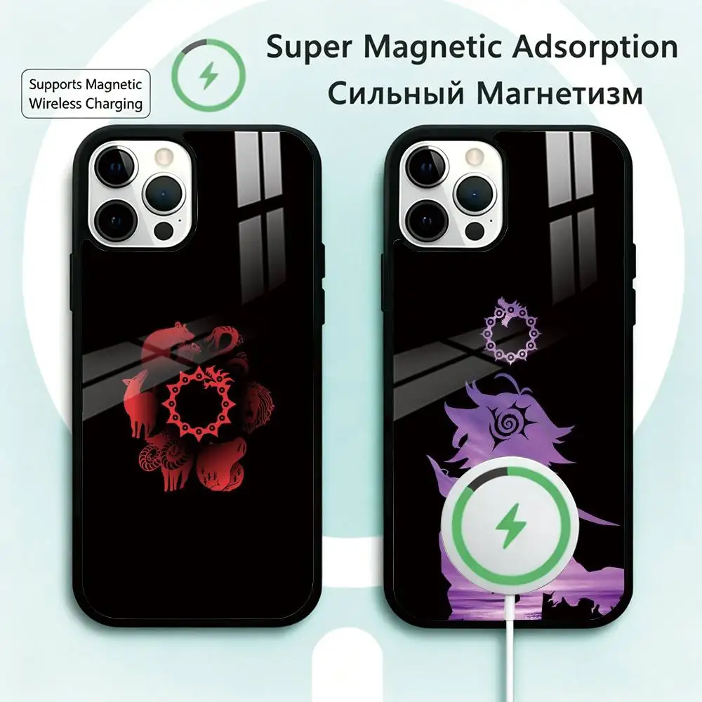

The Seven Deadly Sins Phone Case For iPhone17,16,15,14,13,12,11 Plus,Pro Magnetic Supports Magnetic Wireless Charging