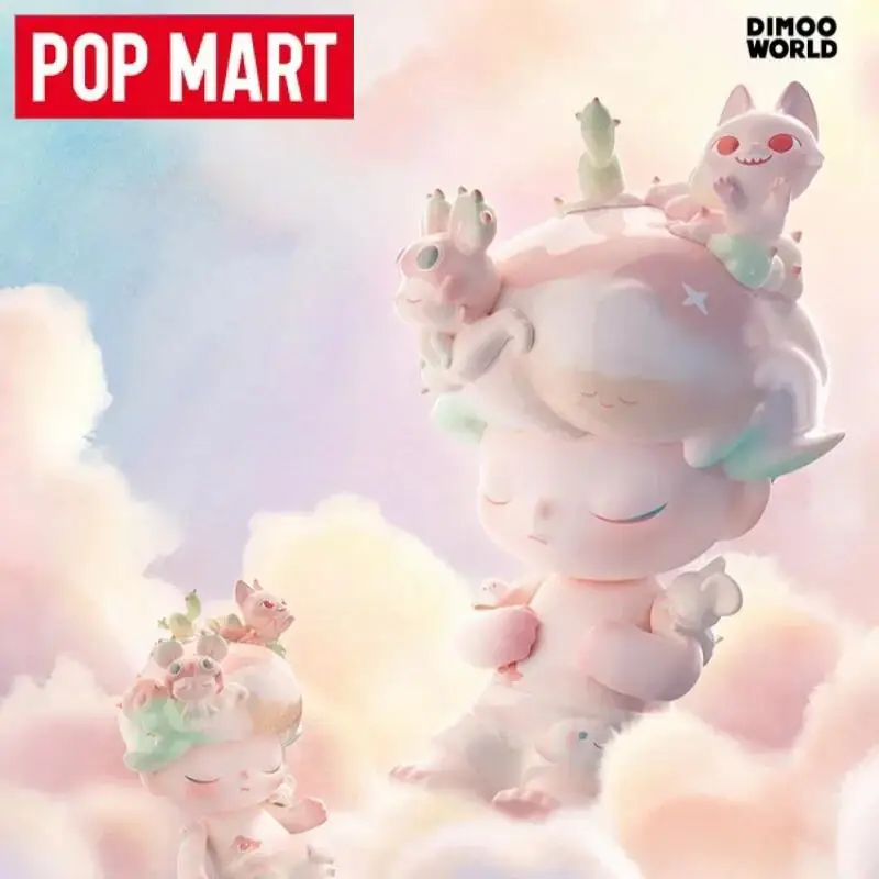 POP MART MEGA JUST DIMOO 400% Born By Dreams Series Blind Box Anime Action Figure Mystery Box Toys Ornament Figurines Home Decor