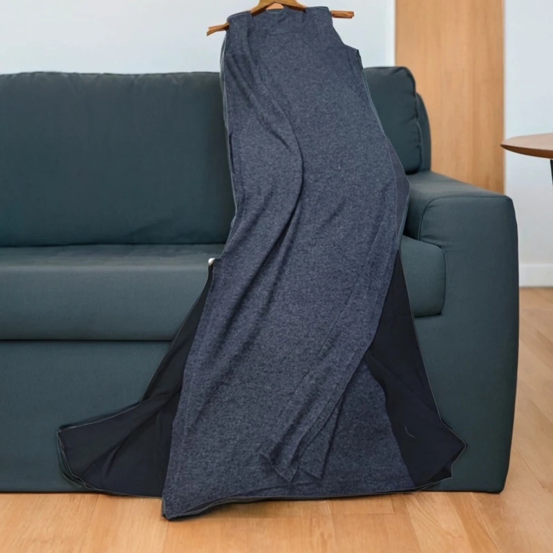 Ele laine gilet Dr rond Ne Svel l taille jupe tricotée fendu coupe ajustée trajet printemps automne femmes Dr