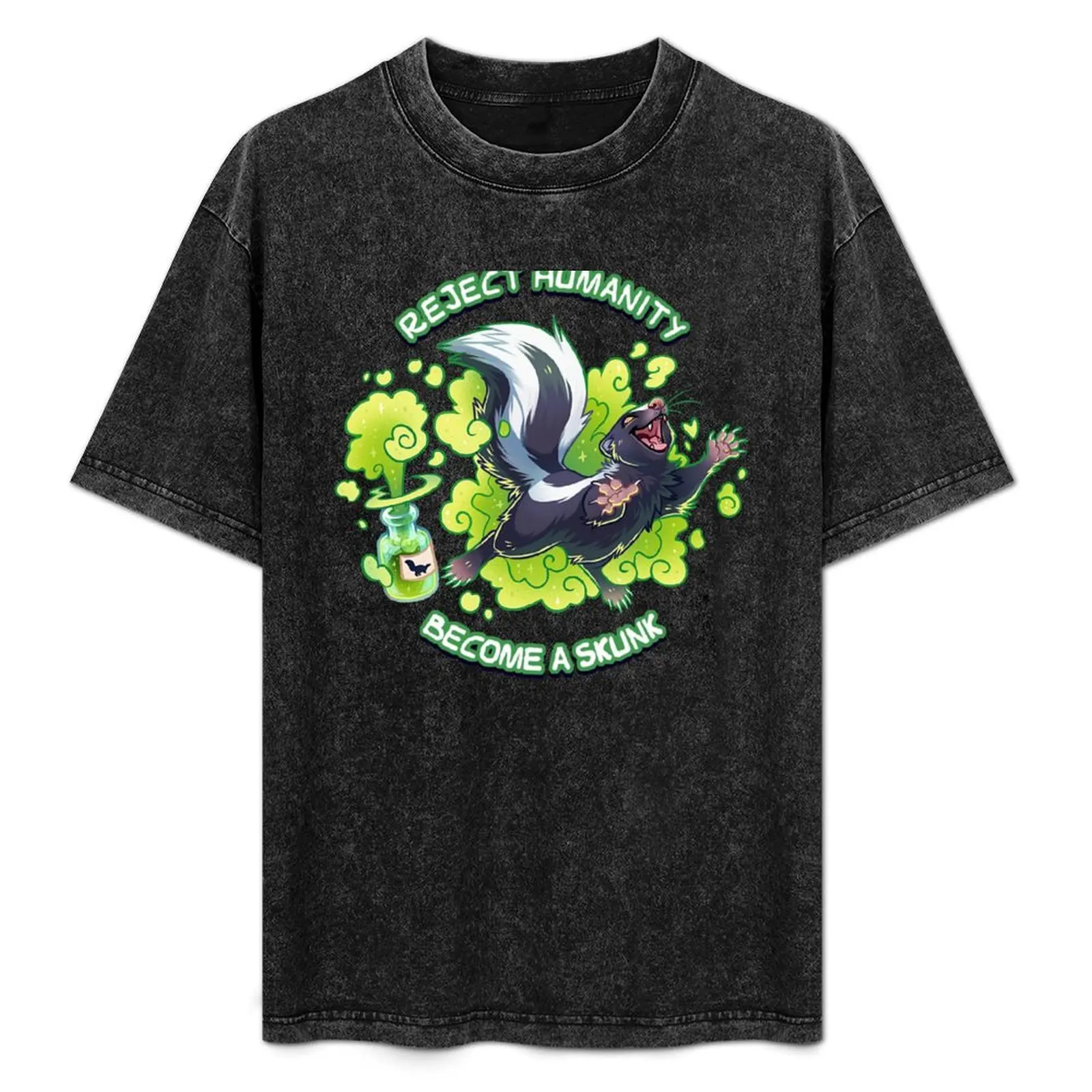 Rechaza la humanidad, ¡Conviértete en un SKUNK! Camiseta Skunk Potion, camiseta deportiva de manga corta Dry Fit