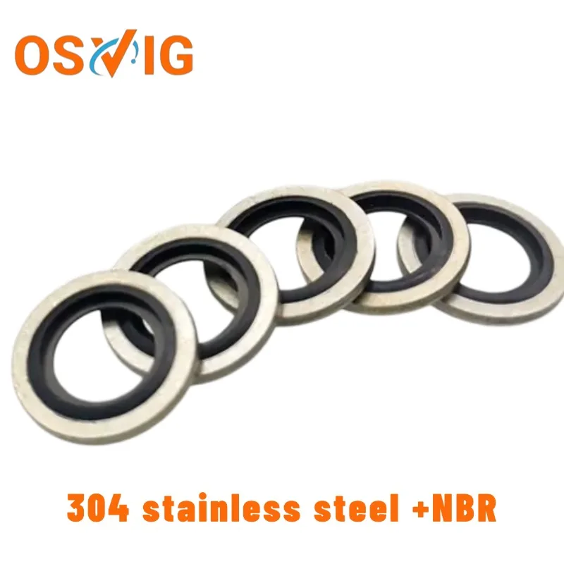 

British stainless steel +NBR combination washer G1/2、G1/4 G3/8、G1/2 G3/4, G1, G1-1/4, G1-1/2, G2