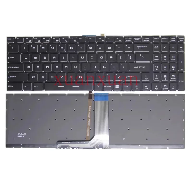 New Keyboard for MSI GE62 GE72 GL62 GV62 16J1 J2 J5 J9 1781 16H2 1791 backlight