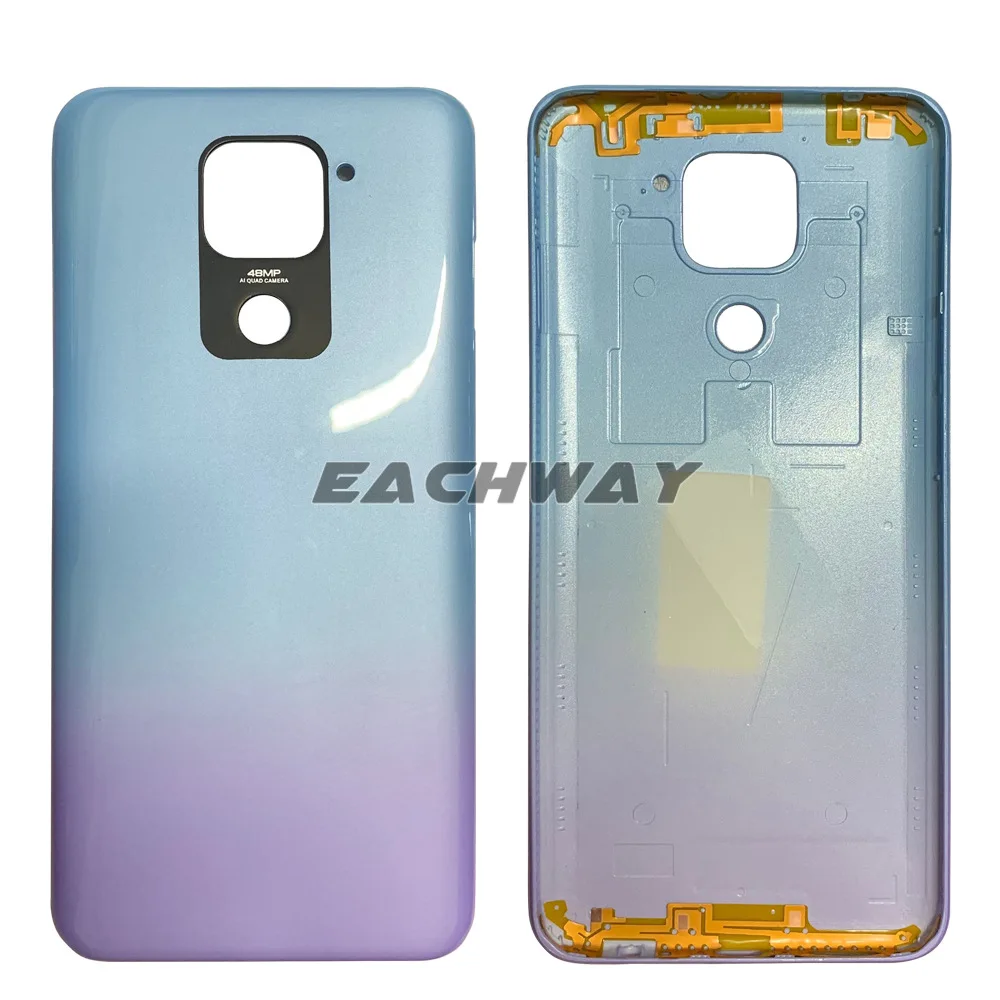 NEW Glass For Xiaomi Redmi Note 9 Back Battery Cover Door Note 9 Note9 Rear Housing Case For Redmi Note 9 Battery Cover