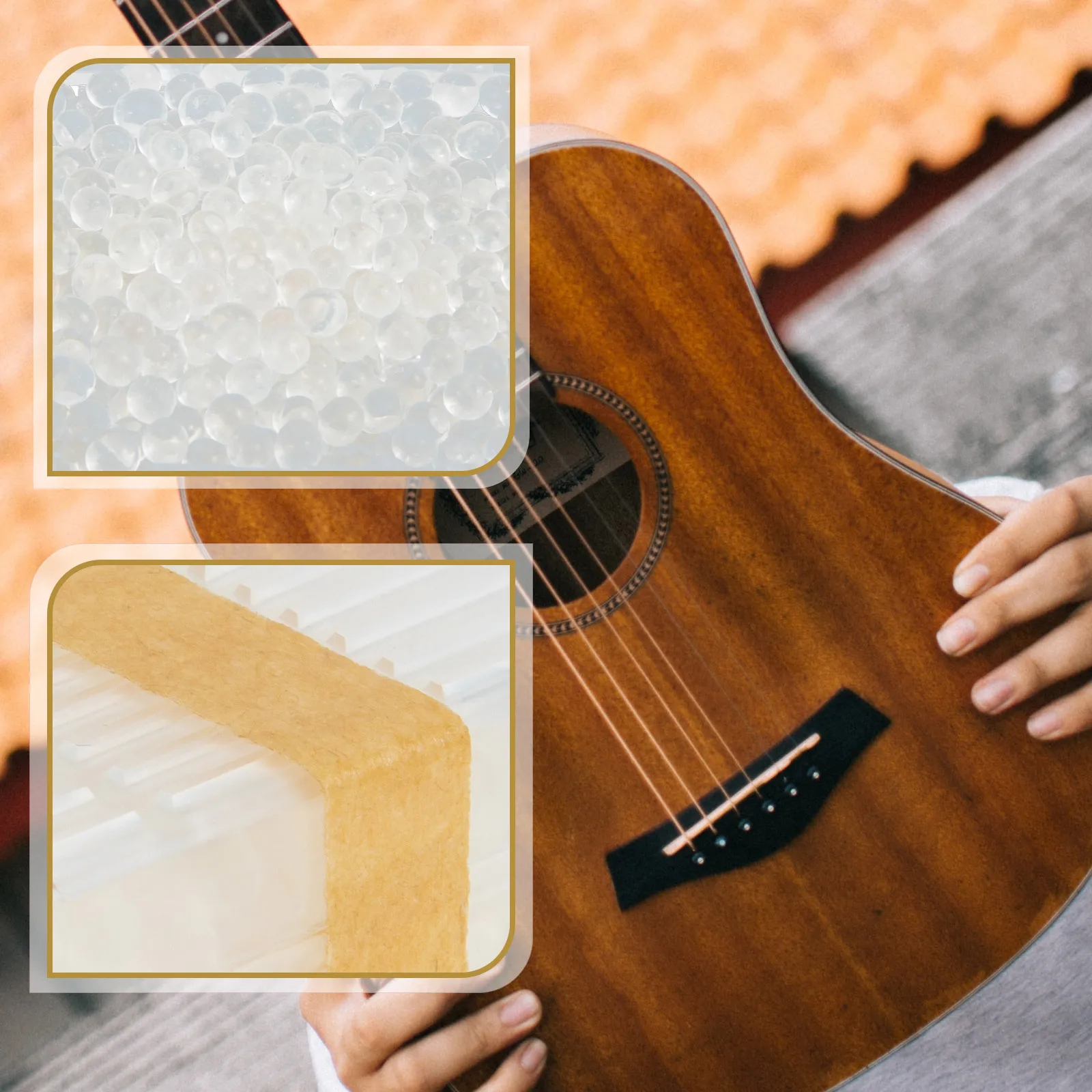 

10Pcs Practical Guitar Drying Dehumidifiers Durable Moisture-Proof Musical Instrument Supplies Guitar Driers Instrument
