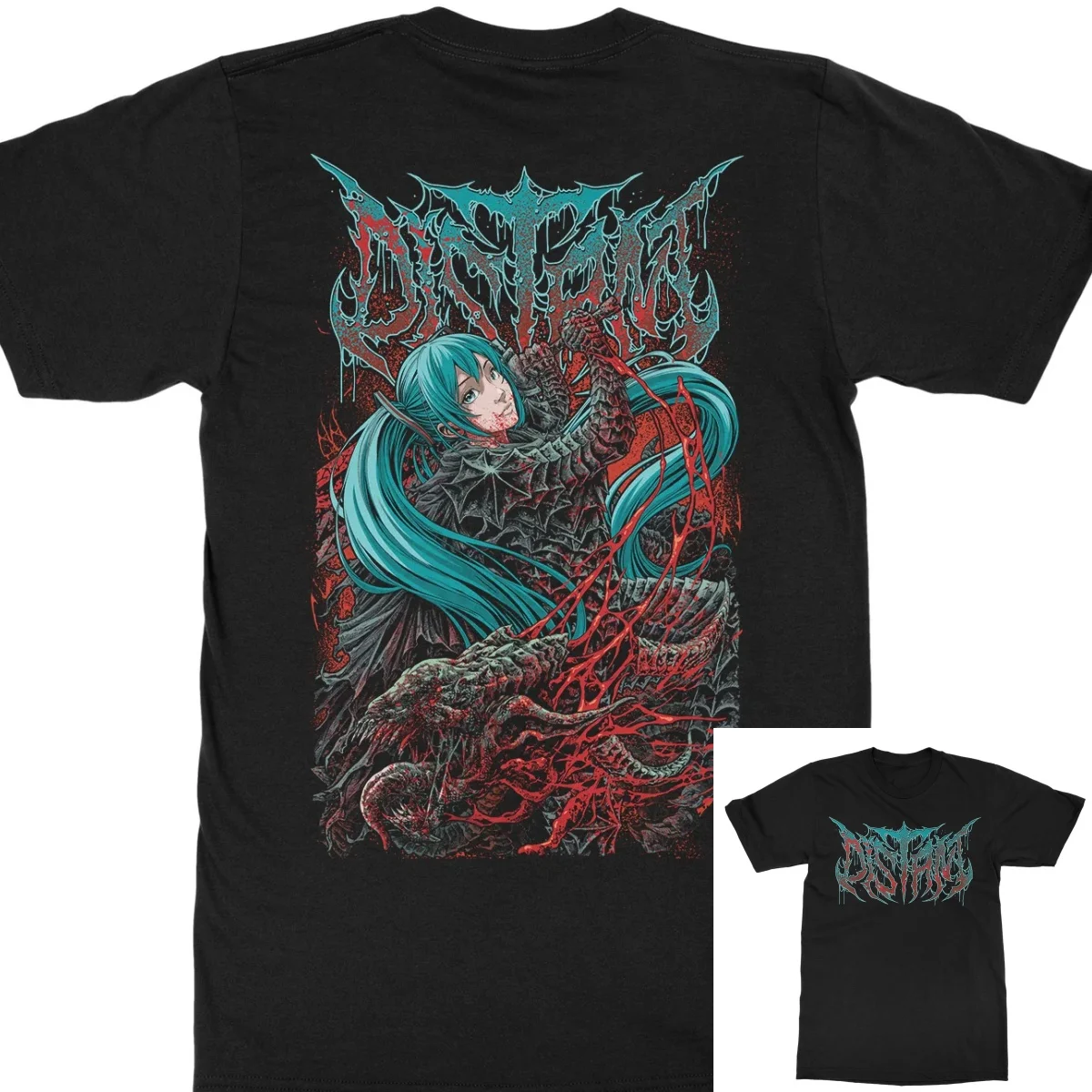 Camiseta de Verano de Lujo para Hombre y Mujer, Estilo Artístico de Música Rock, Marca Distant Feral Heritage Tour Band, Novedad 2026