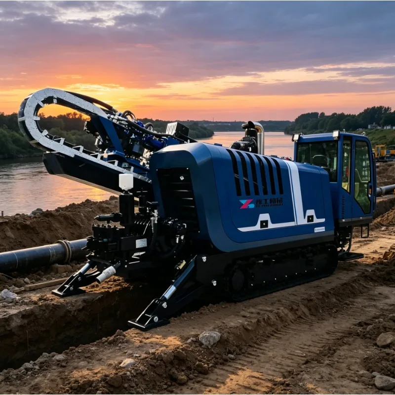 Compact 16 Ton Portable Horizontal Directional Drilling Rig – For Municipal Pipeline Projects, 200-800M Reamer, 18T/32T/36T HDD