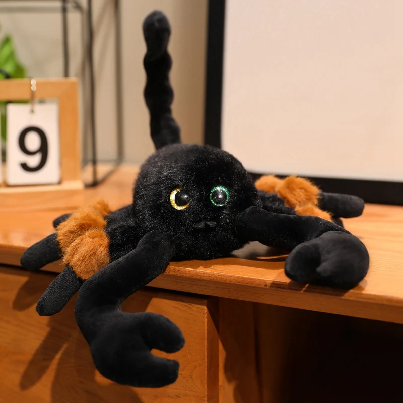 

Hot Lifelike Scorpion Plush Toy Cute Soft Creeping Trick Pendant for Adventure Enthusiasts Halloween Decor Gift