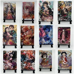 Anime Kawaii Demon Slayer SP SSP Flash Card Kamado Nezuko Rengoku Kyoujurou Collection giocattoli carte regali di compleanno di natale