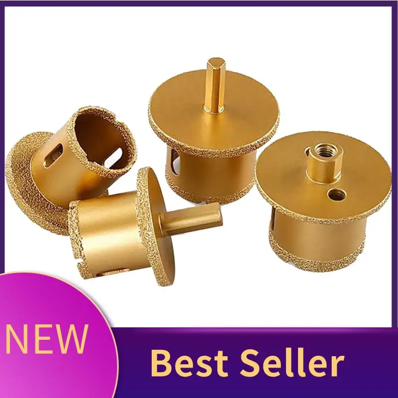 

Hole Opener Grinder Drill Bit Brazed Diamond Hole Drill Saw Core Bits For Marble Tiles Hole Opener Easy To Use Triangular 50-70
