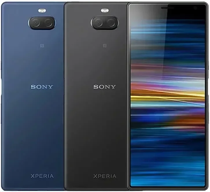 Sony Xperia 10 I3113 i4113 Origina Telefono cellulare Android 4G LTE 6.0 "Octa core 3GB + 64GB 13MP e 5MP Fotocamere Smartphone con impronte digitali