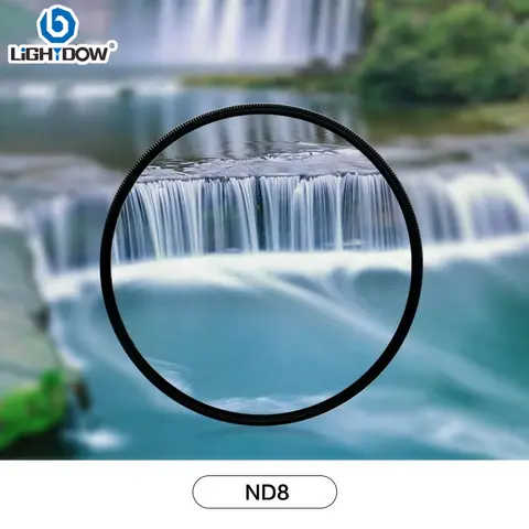 Lightdow Universal UV CPL ND8 3 i 1 Kits Linsfilter 49 52 55 58 62 67 72 77 82mm för Kamera Linsfilter Kits Cannon Nikon Sony 8 best sales Sony Handycam - №5