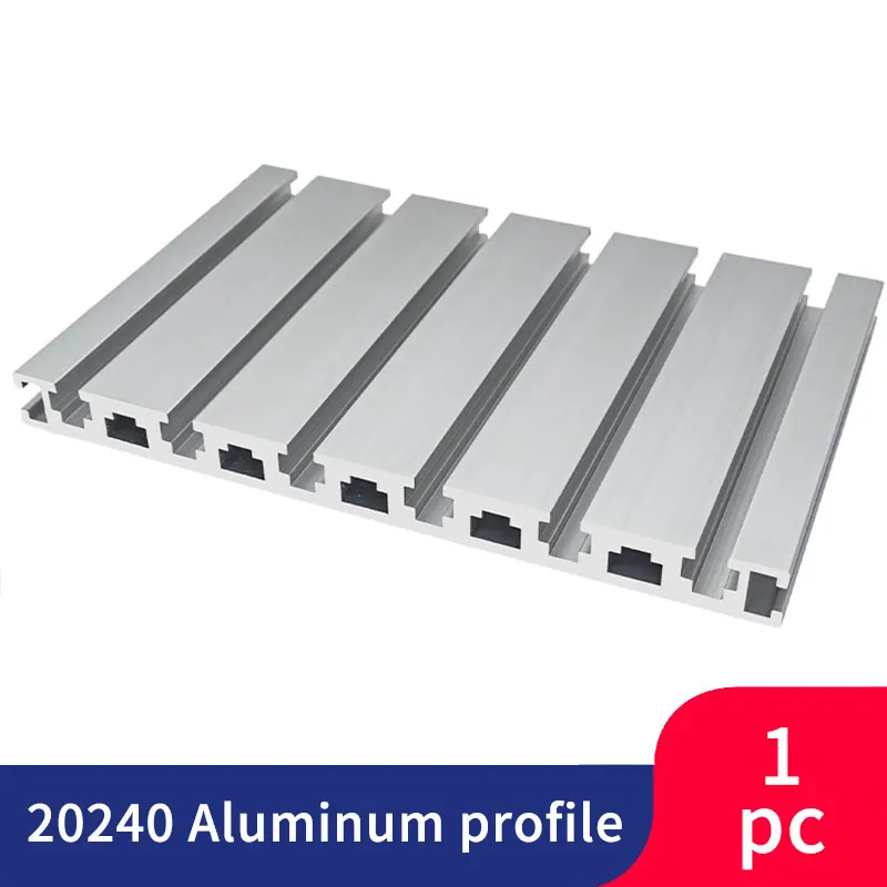 1PC 20240 Aluminum Profile T-Slot 20x240mm Engraving Machine Pane  DIY 3D Printer Parts 100mm 300mm 625mm 500mm 1000mm Length