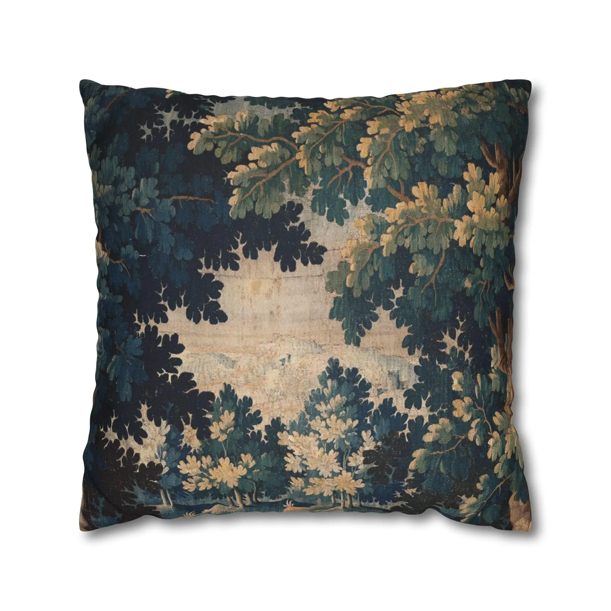 Aubusson Tapestry Pillow, French Country Style, Vintage Home Decor, Throw Pillow Cover, Couch Cushion Case, Antique Design, Gift