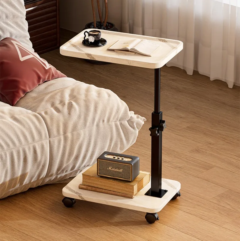 Storage Sofa Side Tables Floor Minimalist Adjustable Lift Up End Table Double-layer Muebles Para Salas Living Room Furniture