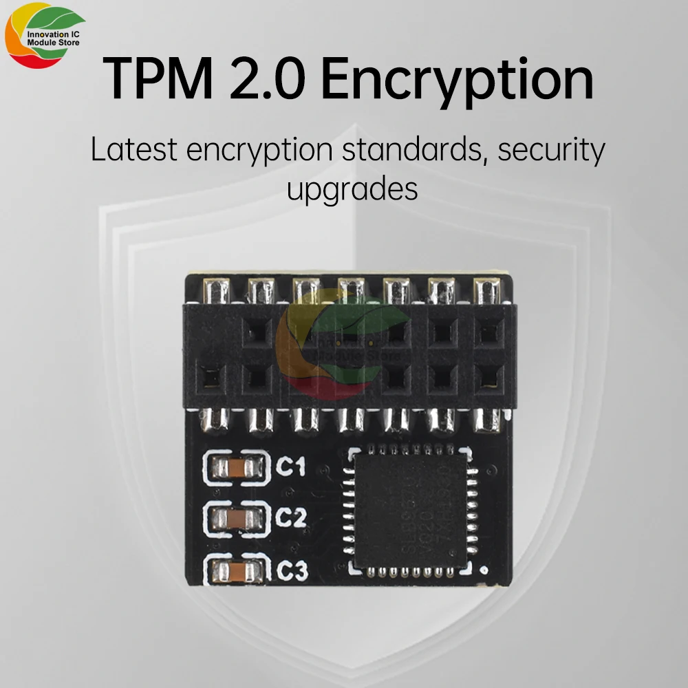 TPM2.0 Security Module 14 Pin SPI H Trusted Platform Module Standalone Encryption Chip