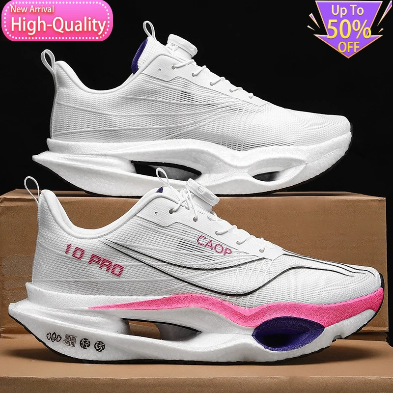 Summer New Lightweight Professional Mens Womens Sports Shoes Wrapped and Fitted Running Shoes Comfortable Flexible Walking Shoes