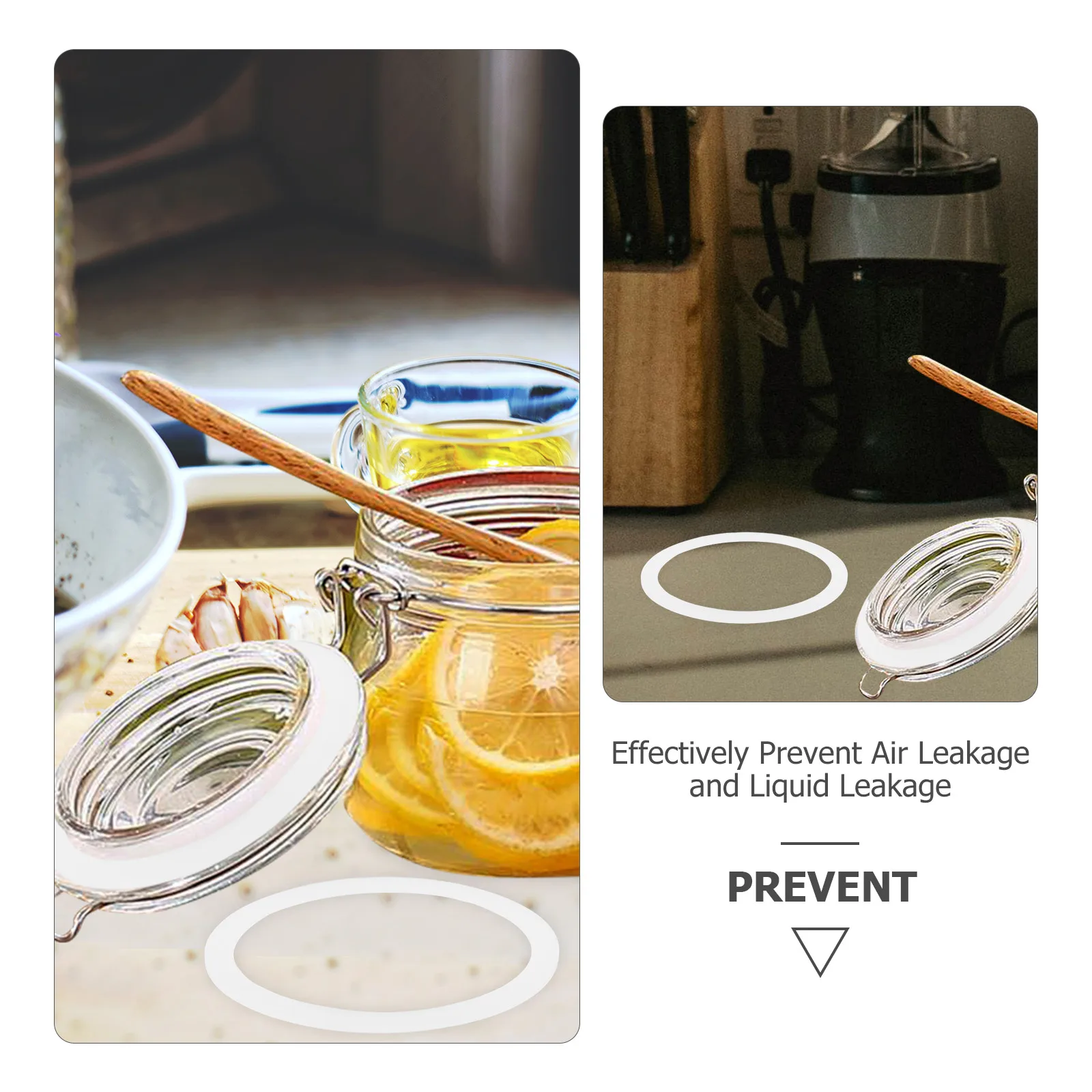 

20pcs Silicone Sealing Rings For Jars Wide Mouth Jar Lids Gaskets Leakproof Airtight Replacement Food Storage Glass Jar