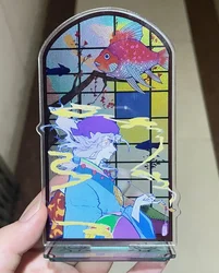 Kusuriuri Stained Window Acrylic Stand Figure Cute Room Decor Ornament Desk Display Mononoke Anime Goods Collection Friend Gift