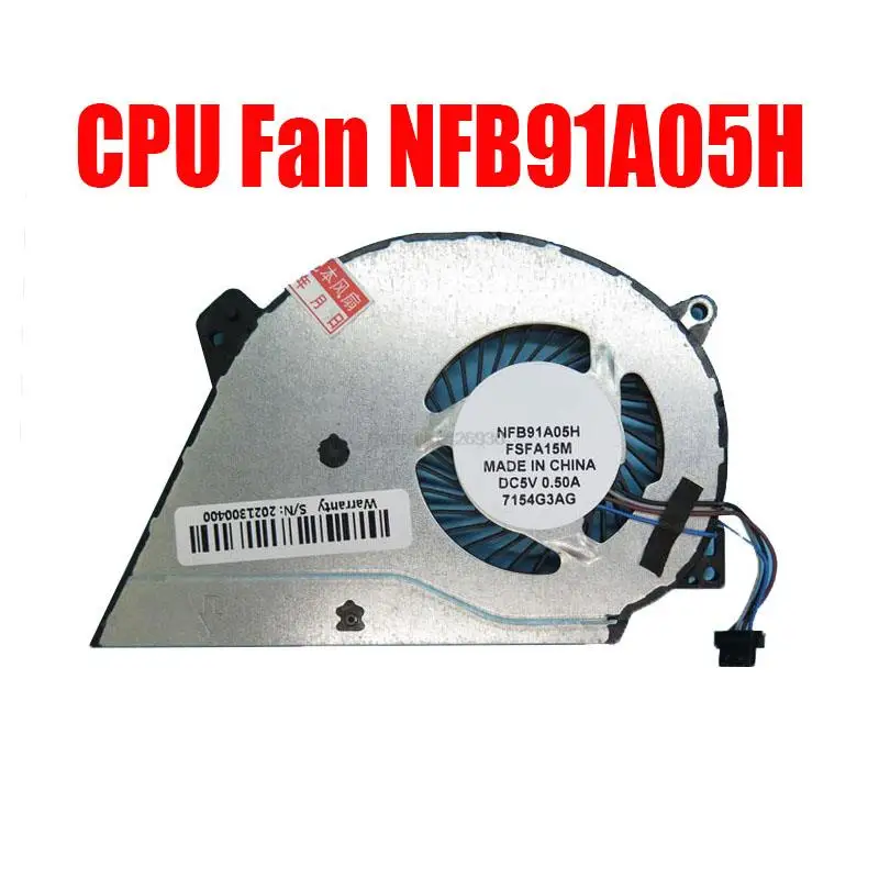 

NFB91A05H Laptop CPU Fan For Quanta LG9 LG9A LG9B LG9C LG9C LG9CA G31 FSFA15M DC5V 0.5A New