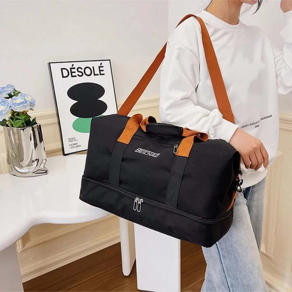 

Portable Large Capacity Travel Duffle Bag Handheld Waterproof Travel Luggage Bag Business Trip Sports Messenger Bag Outdoor