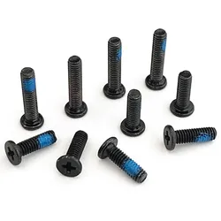 100pcs M2*3/4/5/6/8/10mm Small flat head Laptop Screws Mobile notebook cruciform slot cross recessed screw