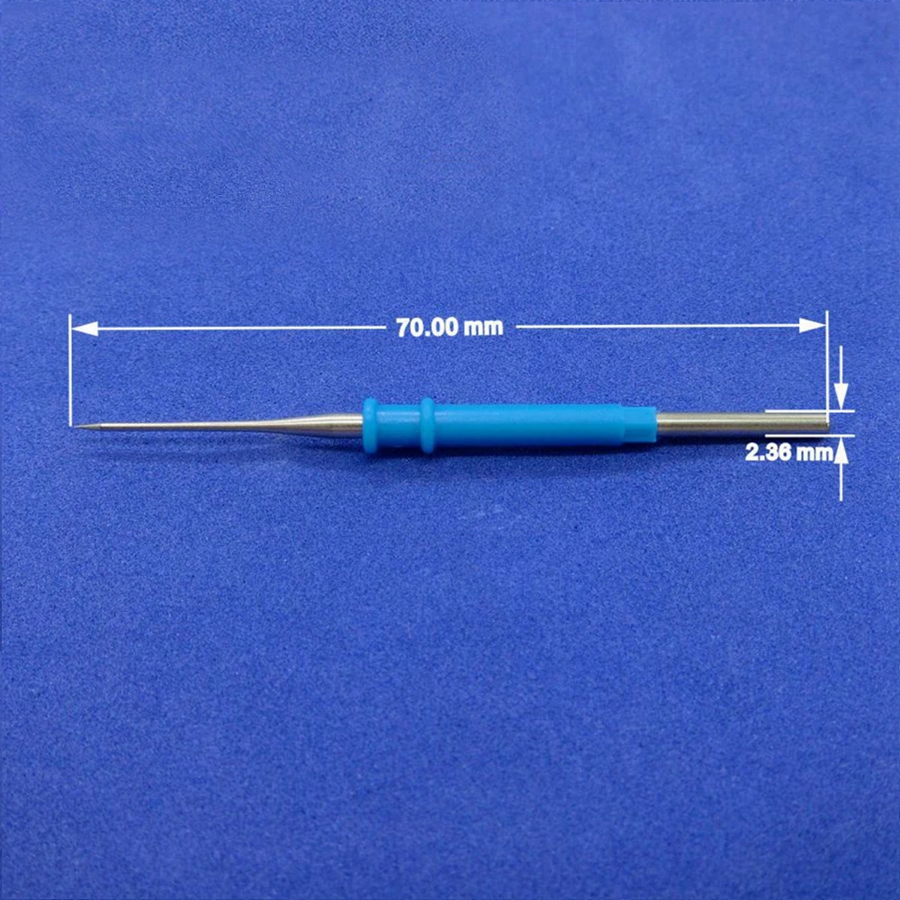 LD-00303 10pcs ESU cautery pencil  Electrocoagulator Electrosurgical needle electrode 70mm*2.36mm,needle Accessories