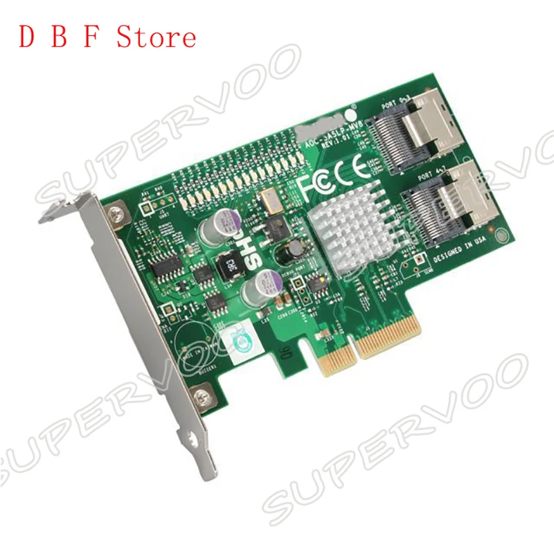 

AOC-SASLP-MV8 PCI-Express X4 Low Profile SAS RAID Controller