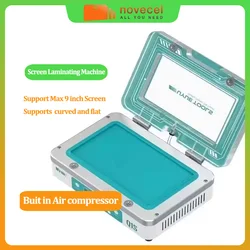 UYUE Q1S 9inch LCD Laminating Machine Built Air Compressor For Cured & Flat Screen LCD Display OCA Laminator Repair Tool