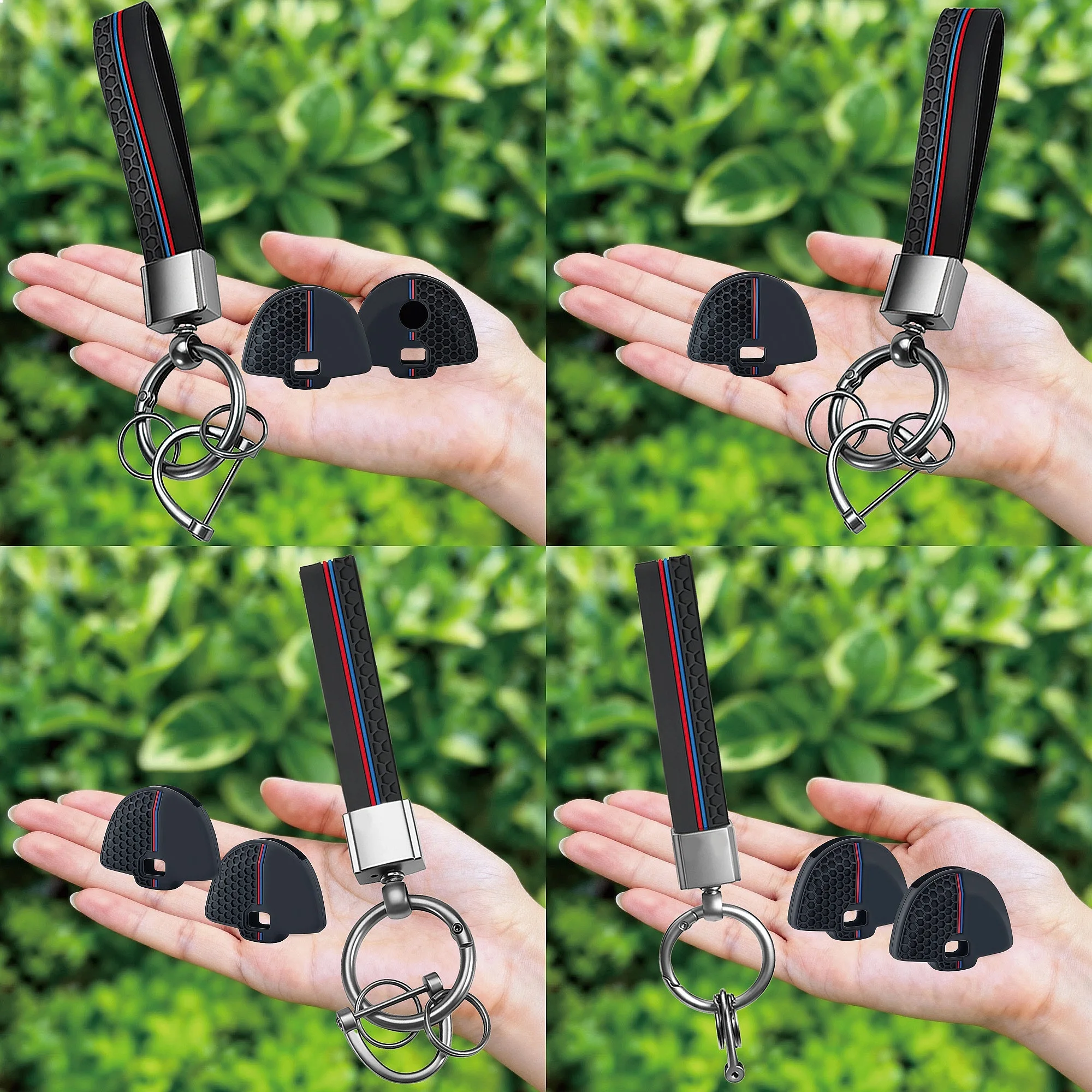 Motorcycle Key Cover Shell Case Keychain Fit for BMW K1300R K1300 F800GS F700GS F650 F800 HP4 S1000RR R1200 Car Key Fob Cover