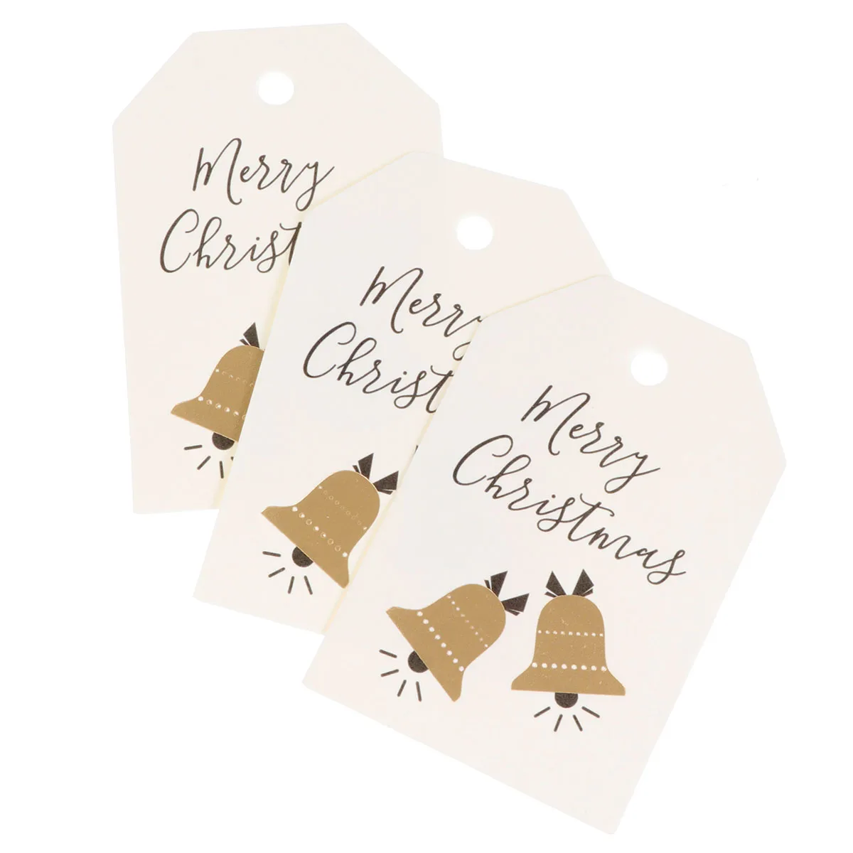 

100 Pcs Christmas Bookmark Card Labels Xmas Present Tags for Gifts Cardstock Bookmarks